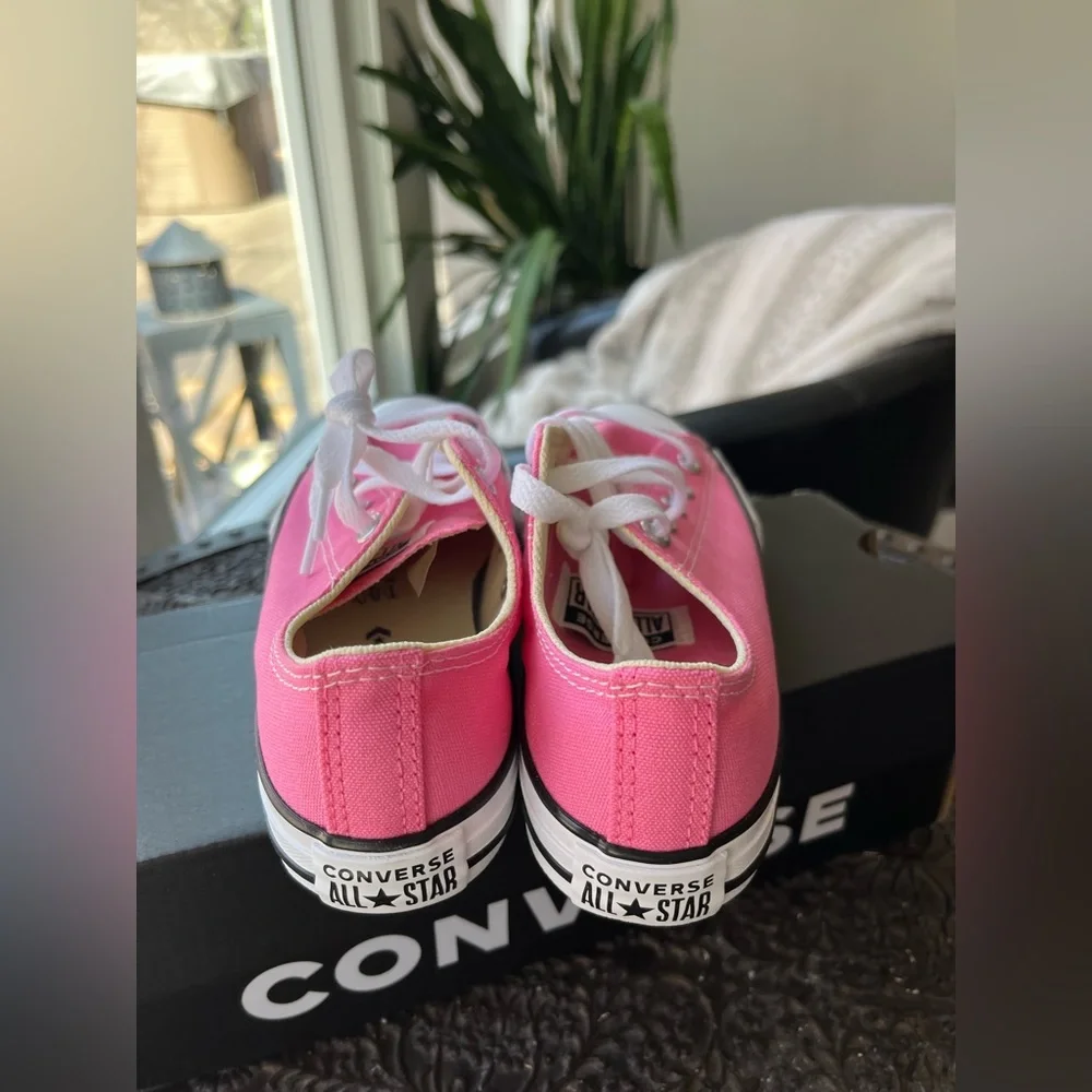 CONVERSE ALL STAR CHUCK TAYLOR CORE OX SNEAKERS PINK 2 YOUTH